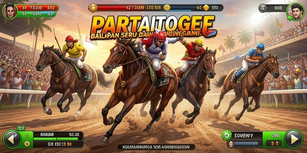 Gameplay balap seru dengan mobil-mobil cepat di PARTAITOGEL.