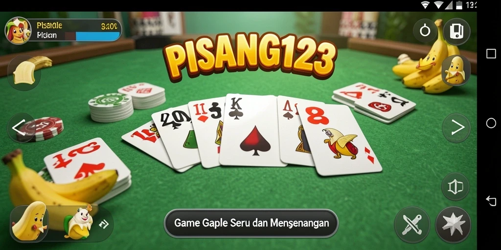 Tampilan gameplay menarik dan seru dari PISANG123.