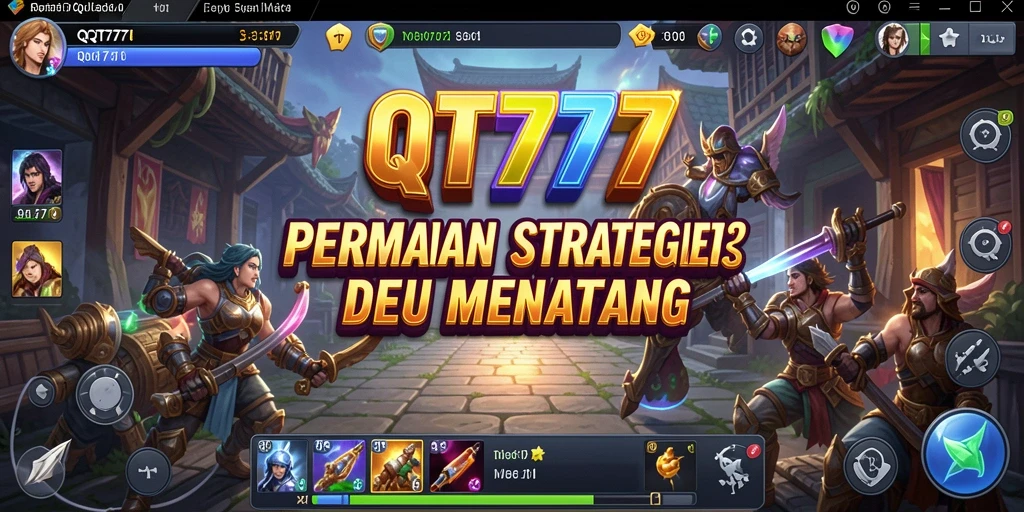 Screenshot gameplay QT777 menampilkan aksi strategi yang mendebarkan.