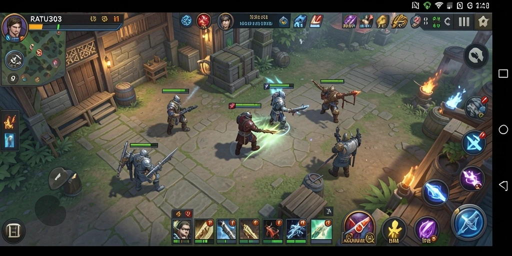 Tampilan menarik dari gameplay <strong>RATU303</strong> dengan taktik yang mendebarkan.