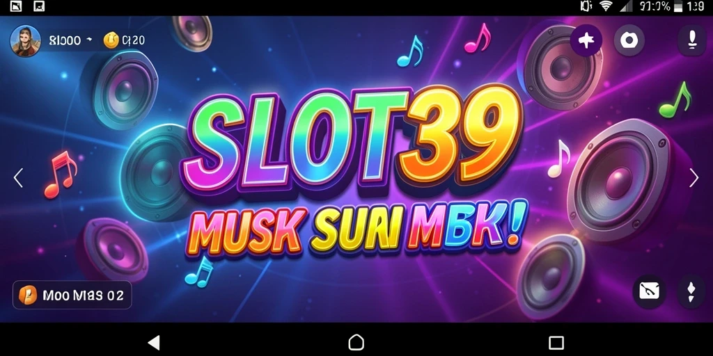 Gameplay SLOT39 yang menyenangkan dengan lagu-lagu menari.