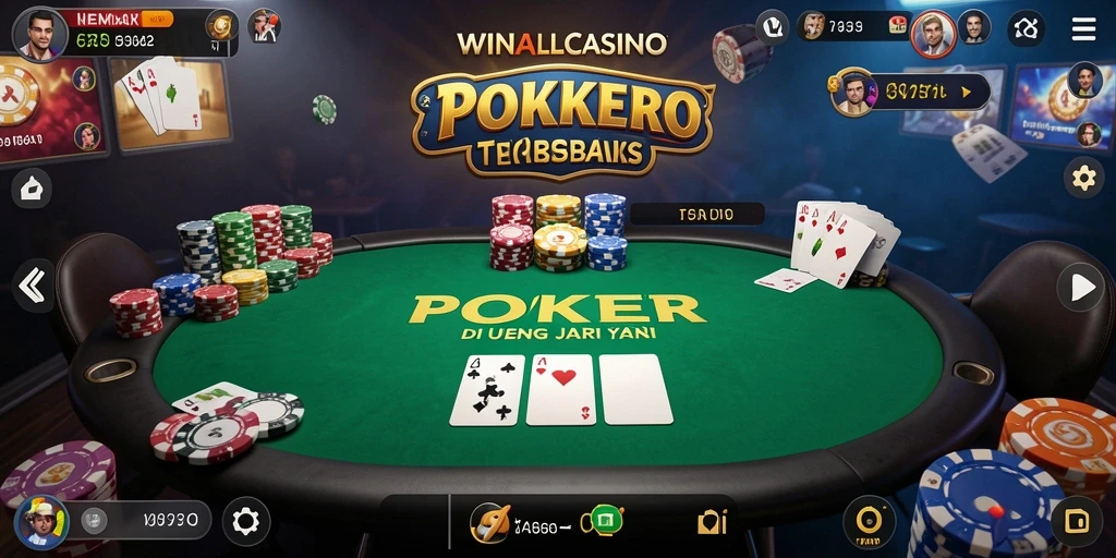 Gameplay poker yang seru dan mendebarkan dengan WINALLCASINO.